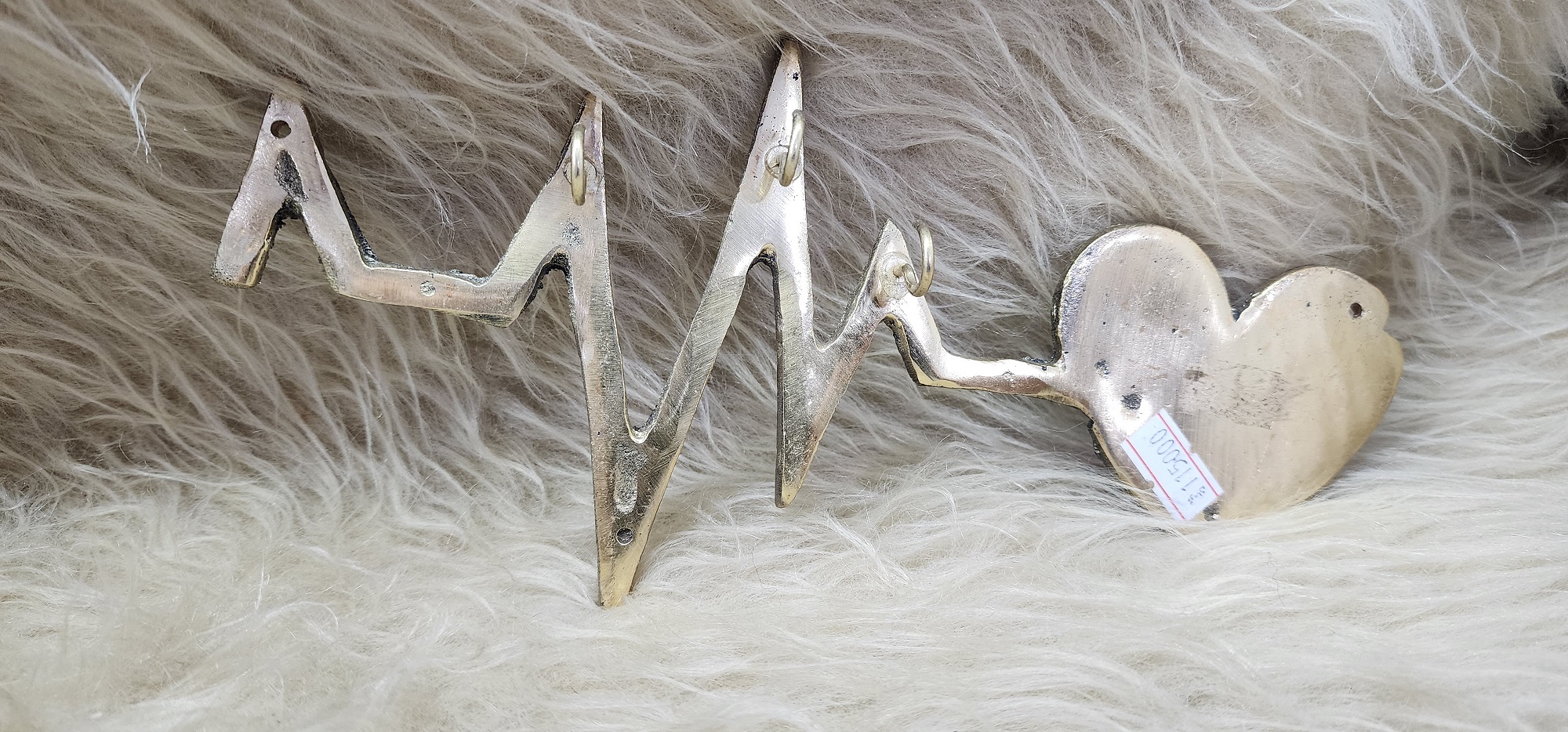 جاكليد طرح ضربان قلب برنزي 